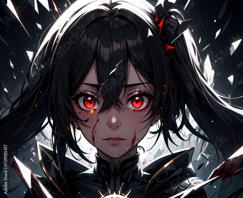 incredible digital artwork of characters in the anime style 
