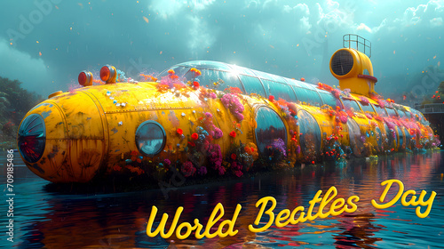 January 16 - World Beatles Day. Ai generated.