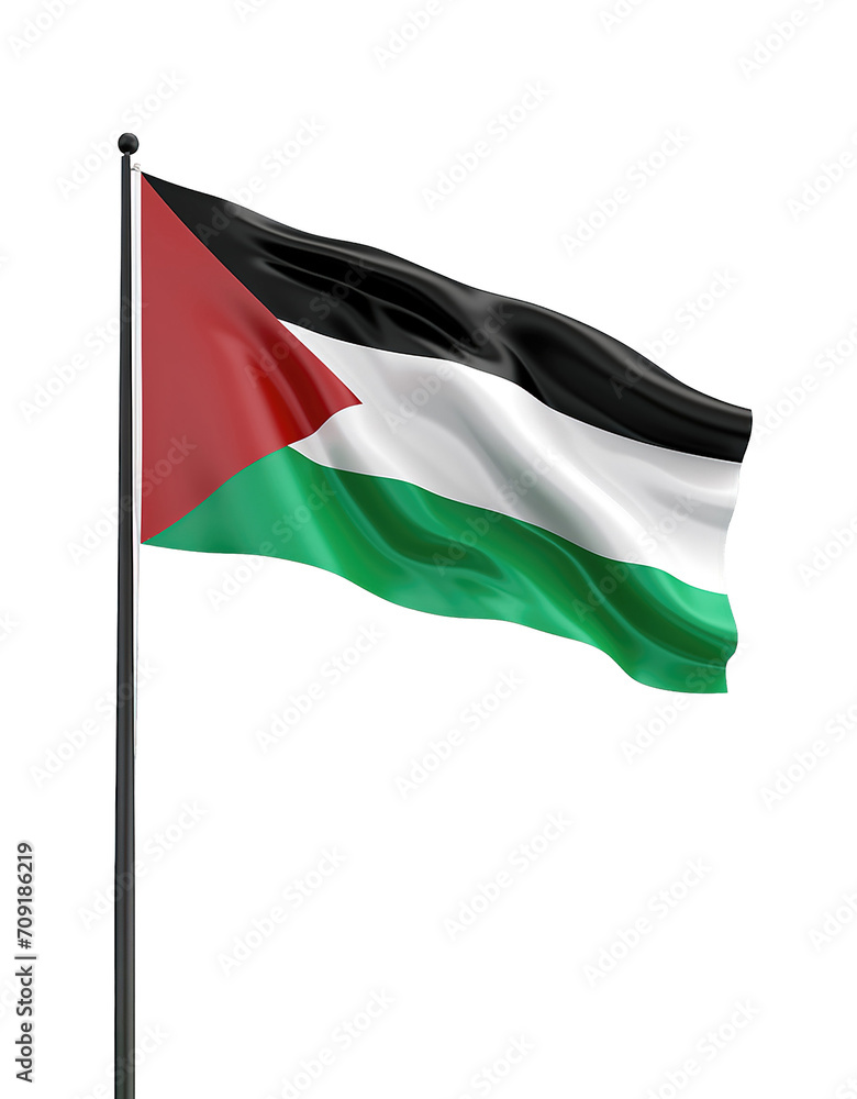 Palestine Flag isolated on transparent background. PNG file, cut out Palestine Flag isolated on transparent background. PNG file, cut out