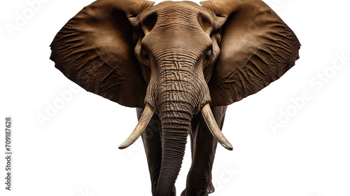  African elephant on transparent background
