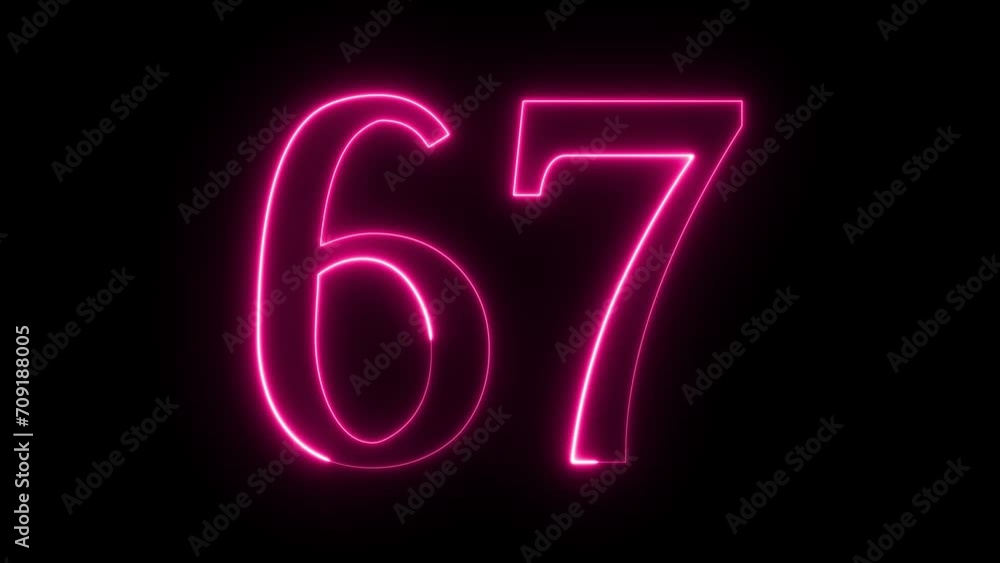 Number on Neon loop animation. frame video 4K shiny number, Neon Number Burning Effect, Count Number Number on Neon loop animation. frame video 4K shiny number, Neon Number Burning Effect, Count Number