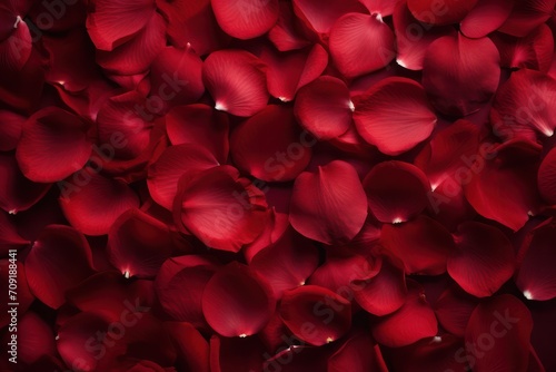 monochrome red rose petals on maroon Valentines day romantic background banner texture