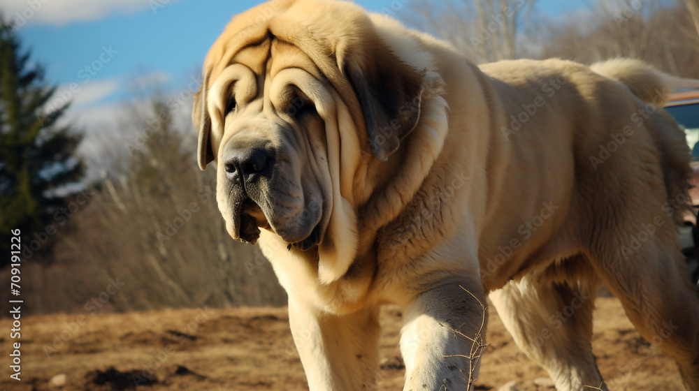 high quality, photorealistic, sunny day portrait a dog created with Generative Ai high quality, photorealistic, sunny day portrait a dog created with Generative Ai