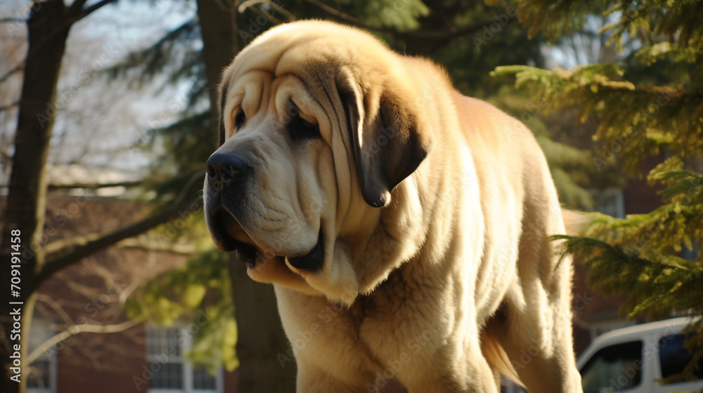 high quality, photorealistic, sunny day portrait a dog created with Generative Ai high quality, photorealistic, sunny day portrait a dog created with Generative Ai