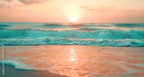 beach at sunset stock backgrounds