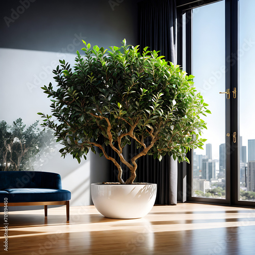 Ficus, decoration, home, big ficus, plants