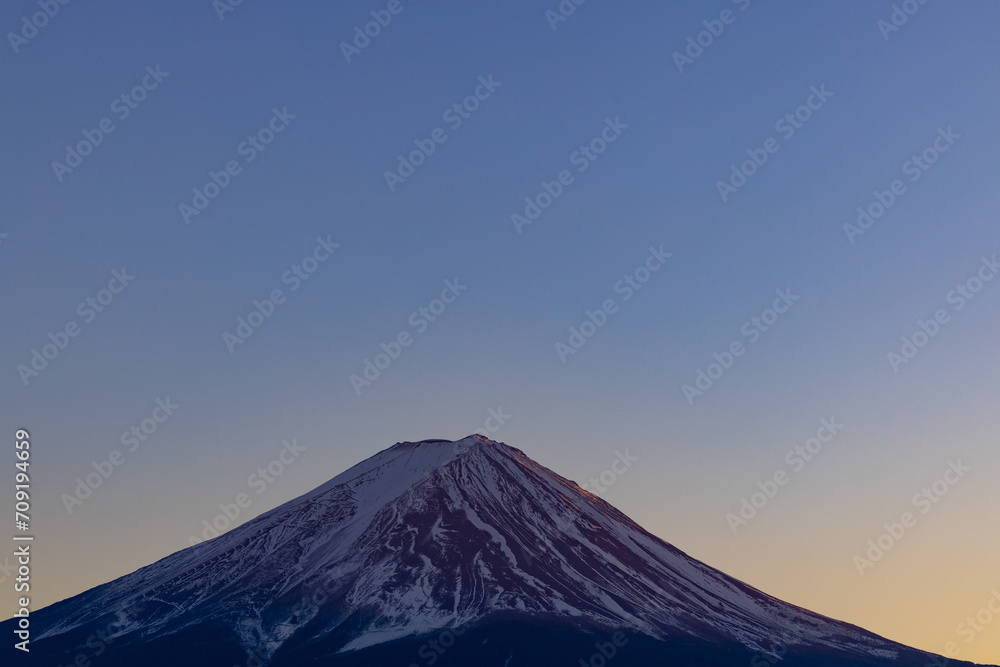 夜がちかづく富士山 夜がちかづく富士山