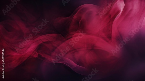 Blurred dark purple background with red and pink tone, dark pink and red lighting, red plume