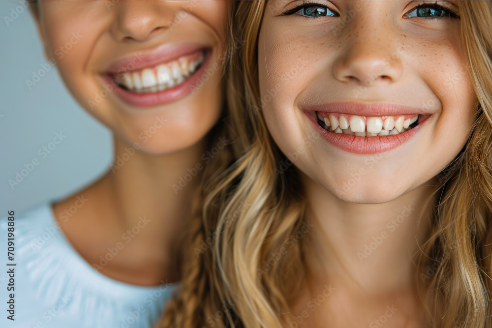 Smiles That Speak Love: Mother and Daughter Portrait Smiles That Speak Love: Mother and Daughter Portrait