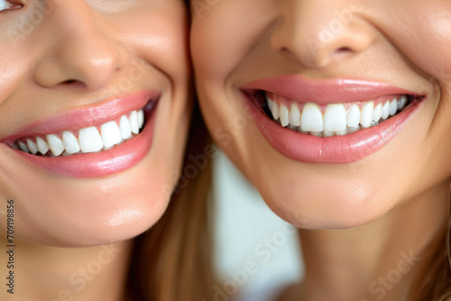 White Teeth Bliss  Intimate Mother-Daughter Connection