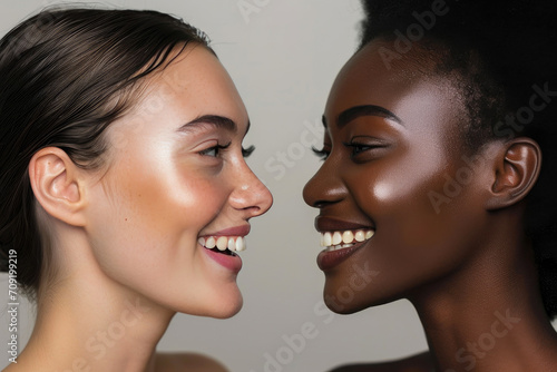 Harmony of Happiness: Interracial Female Connection