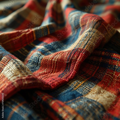 close up of colorful fabrics