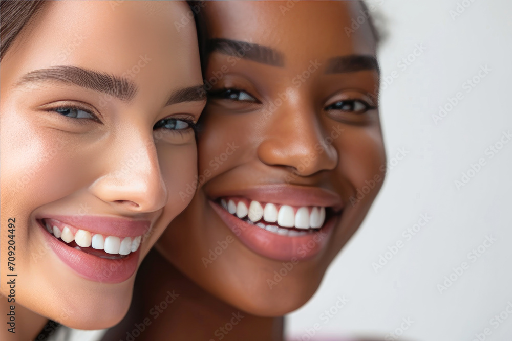 Synchronized Smiles: Different Beauties Unite Synchronized Smiles: Different Beauties Unite