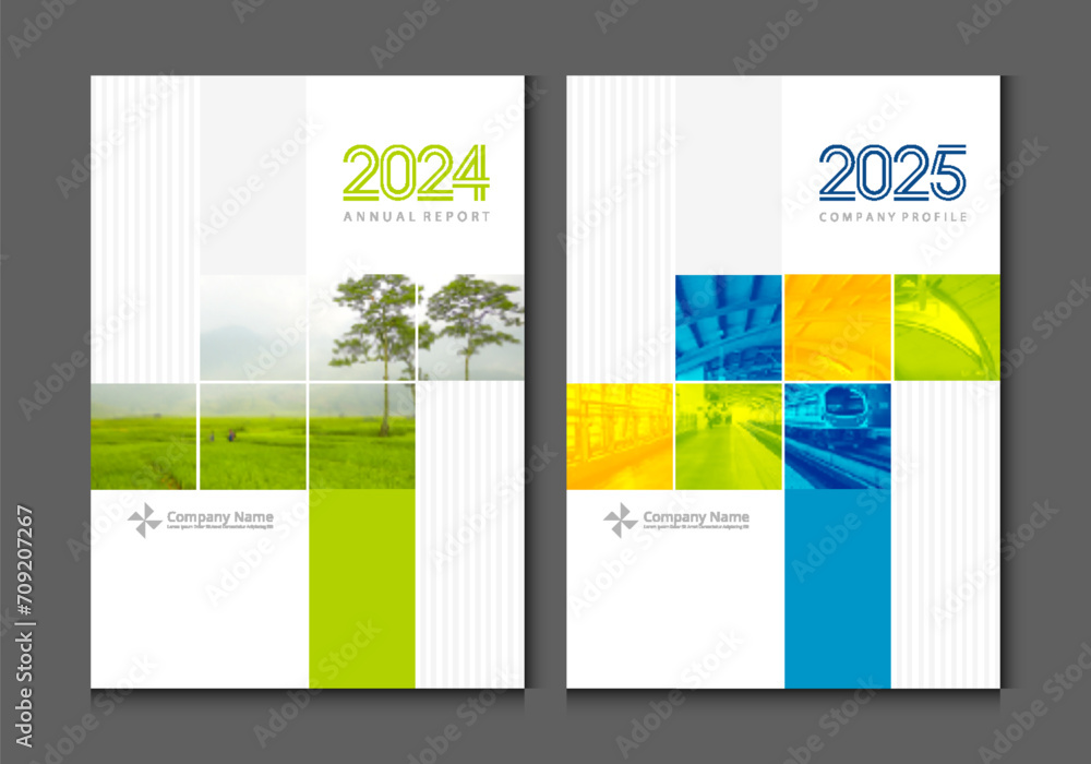Cover design annual report business catalog company profile brochure
