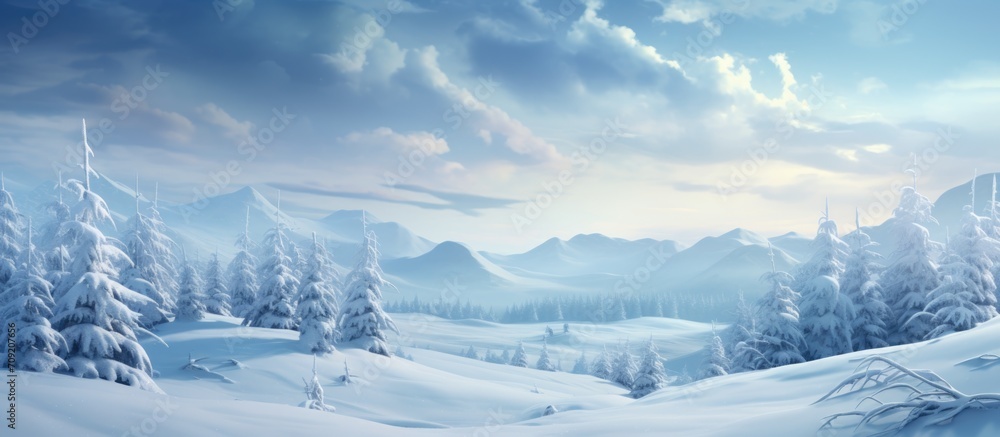 Background during the winter season.