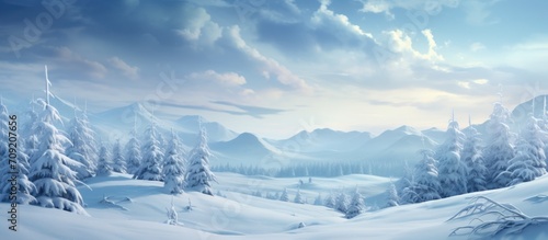 Background during the winter season.