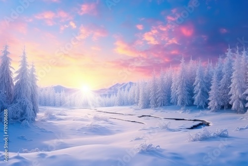Beautiful winter landscape © Aida
