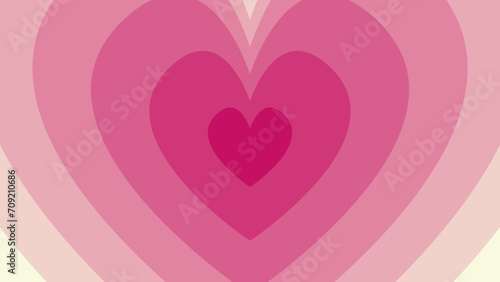 pink heart background with gradient color