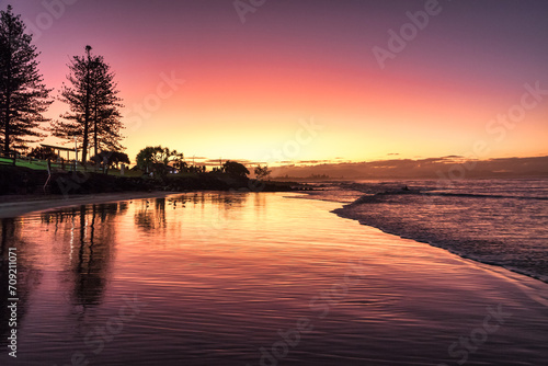 Tableau sur toile Byron Bay at Sunset