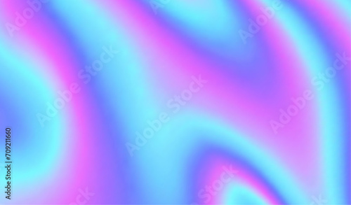 Purple background. Holograph foil texture. Iridescent mirror effect. Holographic glitter backdrop. Rainbow bright gradient. Cute dreamy pattern. Pink blue paper. Sparkle patern. Vector illustration