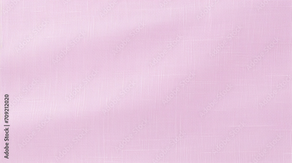 Fototapeta premium Seamless light pastel pink linen textile background texture. Abstract cloth fabric panoramic backdrop for a girl's birthday banner, baby shower design or nursery room wallpaper pattern, generative AI
