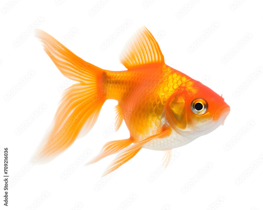 Gold fish isolated on transparent background Gold fish isolated on transparent background