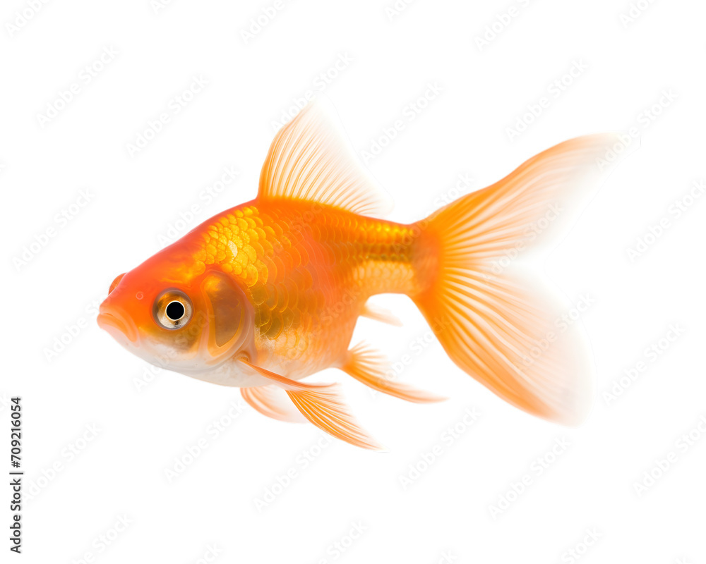 Gold fish isolated on transparent background Gold fish isolated on transparent background