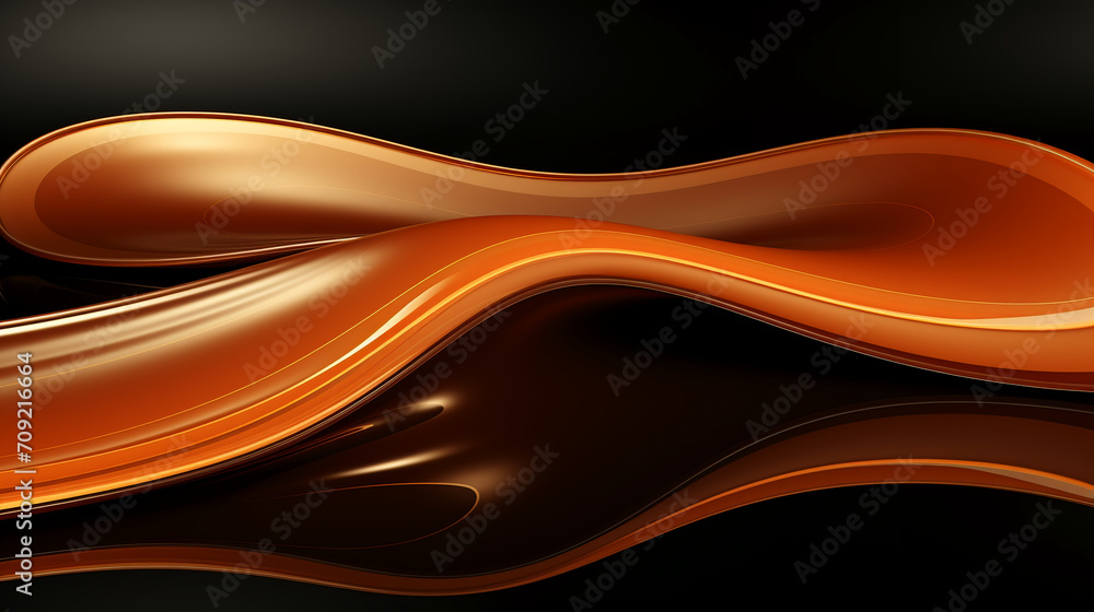 Obraz premium abstract colorful glowing wavy perspective with fractals and curves background 16:9 widescreen wallpapers