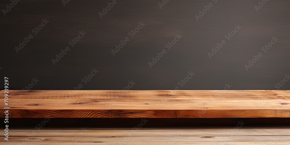 Isolated wooden table top for displaying or arranging products. Isolated wooden table top for displaying or arranging products.