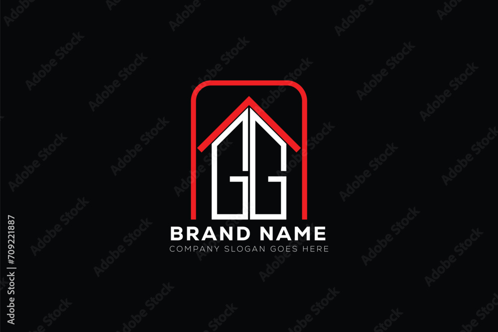 GG letter creative real estate vector logo design . GG creative initials letter logo concept. G G house sheap logo GG letter creative real estate vector logo design . GG creative initials letter logo concept. G G house sheap logo