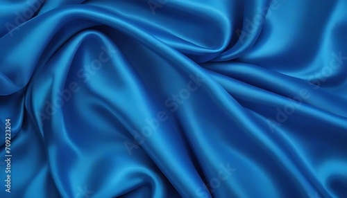 sea blue silk drapery background, light waves