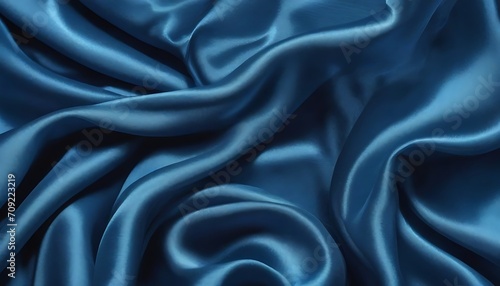 light blue silk fabric background, wavy with concentric folds