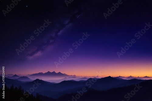 sunset in the mountains © StockSymphonyStudio