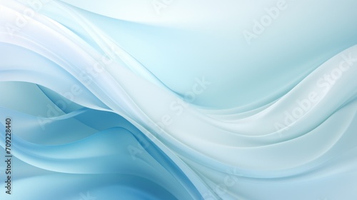 Frosted Glass Effect: Soft Matte Frosted Glass Background with Diffuse Glow, White and Pale Blue Shades