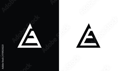 AE or EA letter logo. Unique attractive creative modern initial AE EA A E initial based letter icon logo