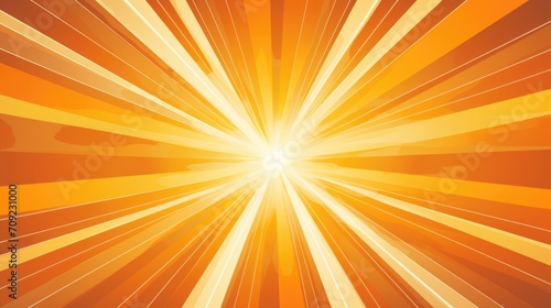 Sunburst Rays: Dynamic Radiating Lines in Sunburst Pattern, Emanating Energy and Warmth from a Single Point