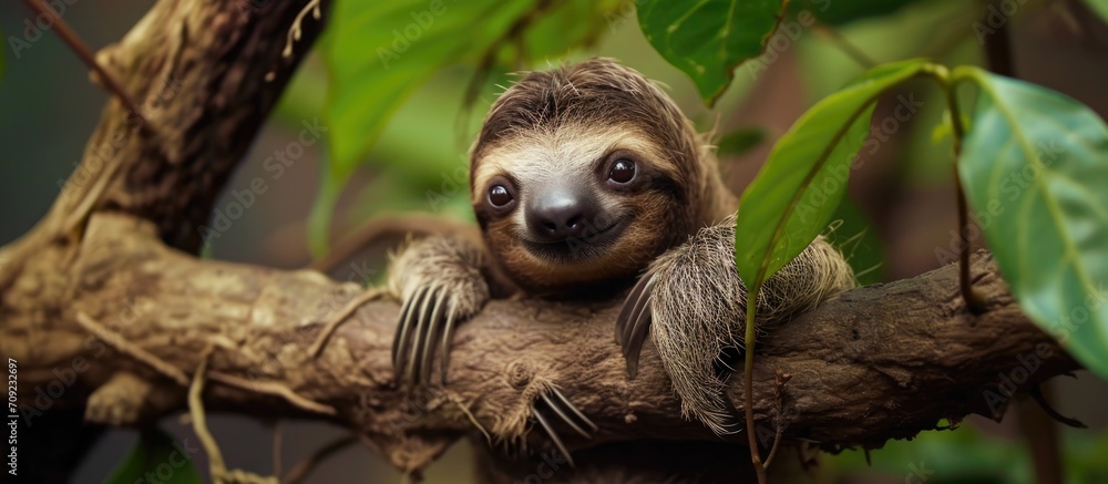 Infant sloth Infant sloth