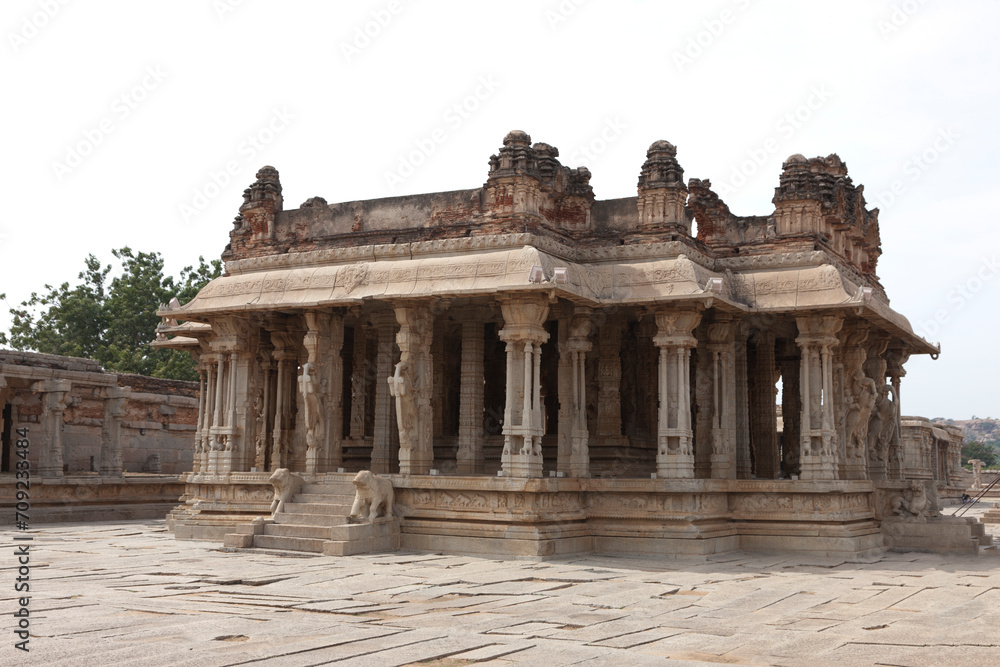 India ruins of Hampi on a sunny winter day