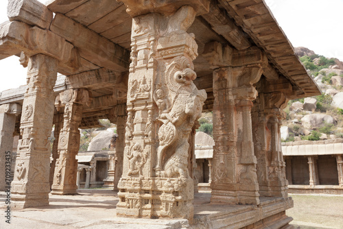 India ruins of Hampi on a sunny winter day