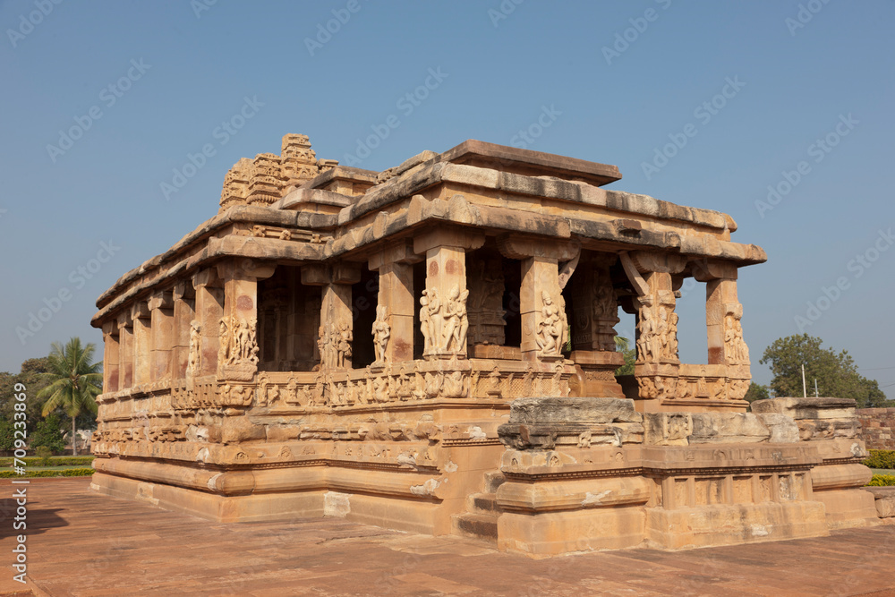 India temples of Aihole on a sunny winter day