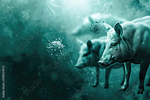 Swine and influenza virus. A new H1N1 swine flu virus could infect humans and cause another global pandemic photo