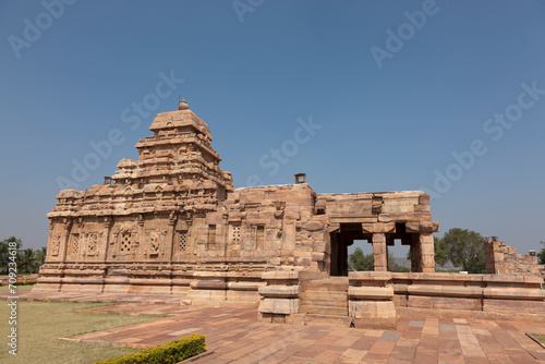 India temples of Pattadakal on a sunny winter day