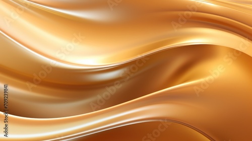 Metallic abstract wavy liquid background, layout design tech innovation