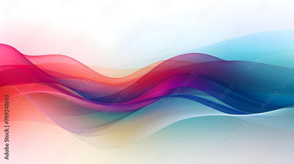 Abstract colorful wave background with white background. Abstract colorful wave background with white background.