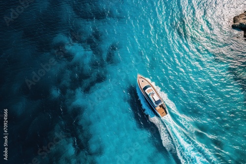 motor boat in the sea © paul