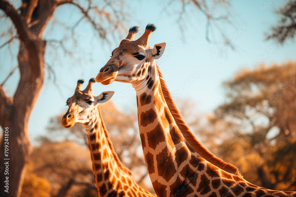 Obraz premium portrait of giraffe