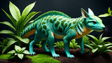 Mixture of Animals with plants to create unique Hybrid Creatures. 3d Illustration