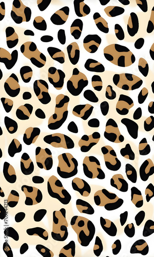 Leopard Print Colors Pattern Animal Printing Colorful Vector Style Background Graphic Wall Art Design