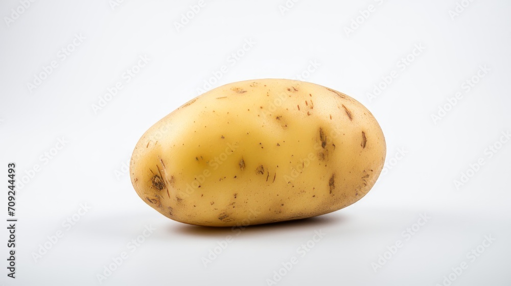 potato isolated on white background. Neural network AI generated art potato isolated on white background. Neural network AI generated art