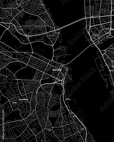 Birkenhead UK Map, Detailed Dark Map of Birkenhead UK